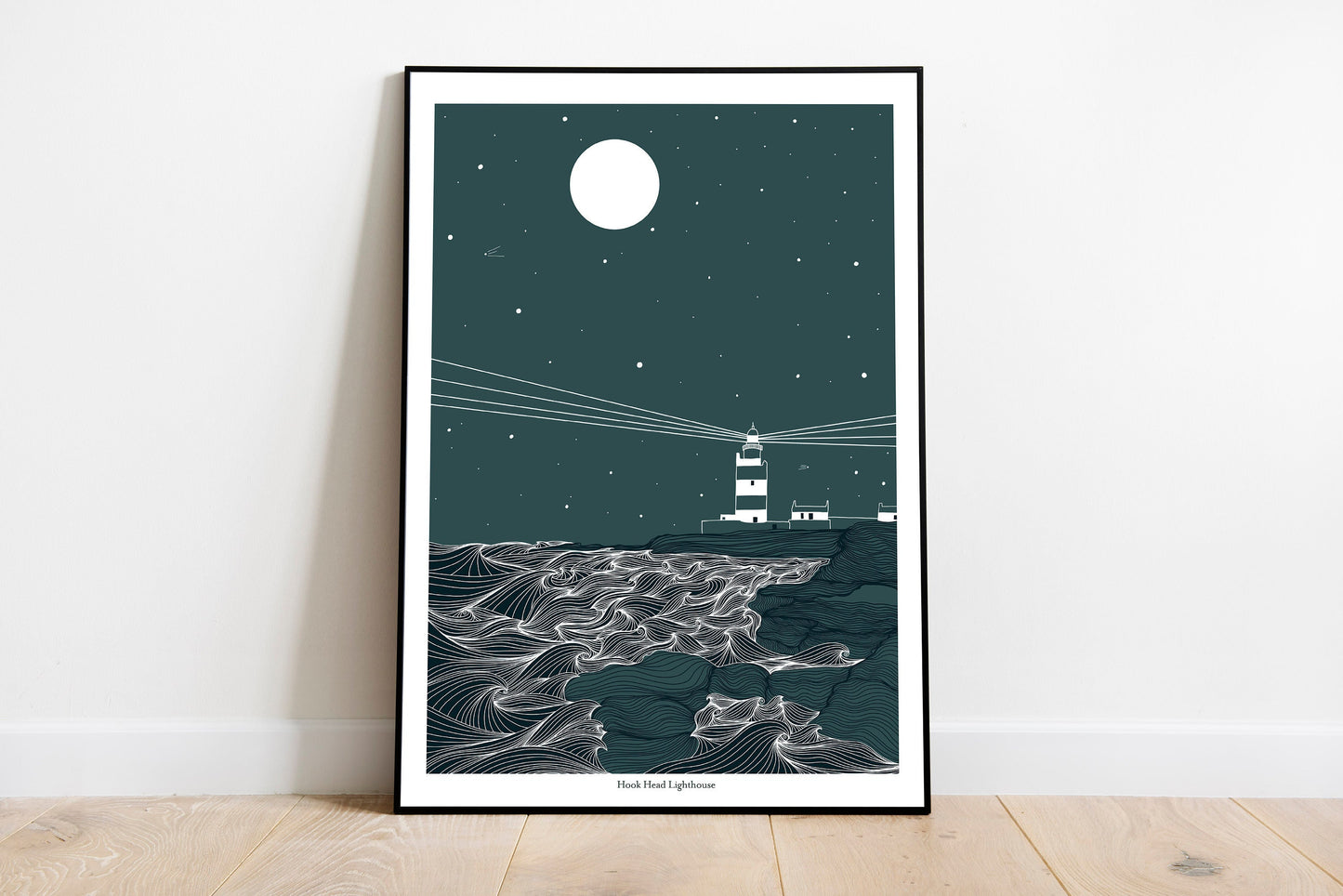 A4/A3 Hookhead Lighthouse, Co.Wexford Ireland Print