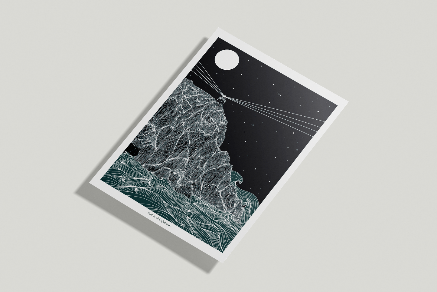 A4/A3 Bullrock Lighthouse, Co.Cork Ireland Print