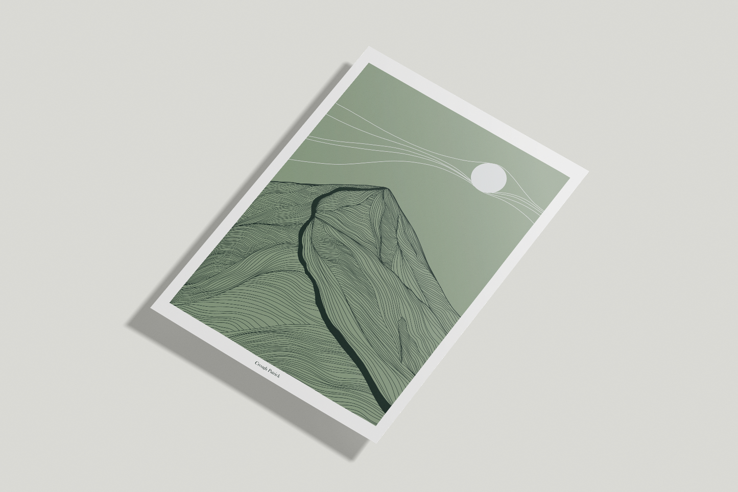 A4/A3 Croagh Patrick Mountain Co.Mayo Ireland Print