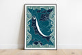 A4/A3/A2 Salmon Of Knowledge, Irish Mythology, Limited Edition print