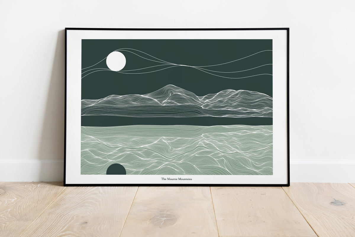 Mourne Mountains, Co.Down, Ireland Giclée Print