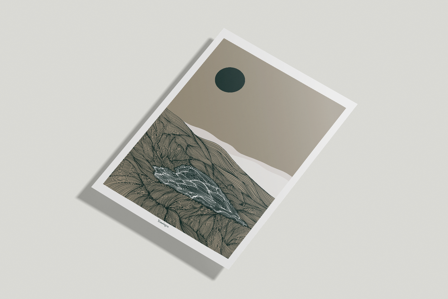 A4/A3 Tonelagee Mountain Co.Wicklow Ireland Print