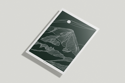 A4/A3 Carrauntoohil Mountain Co.Kerry Ireland Print