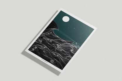 A4/A3 East Pier Lighthouse, Dún Laoghaire, Co.Dublin Ireland Print