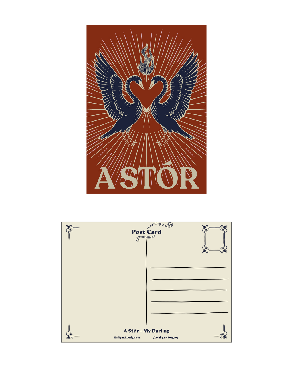 Grá (Love postcards)