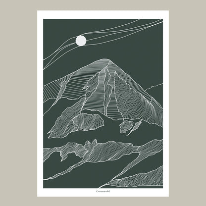 A4/A3 Carrauntoohil Mountain Co.Kerry Ireland Print