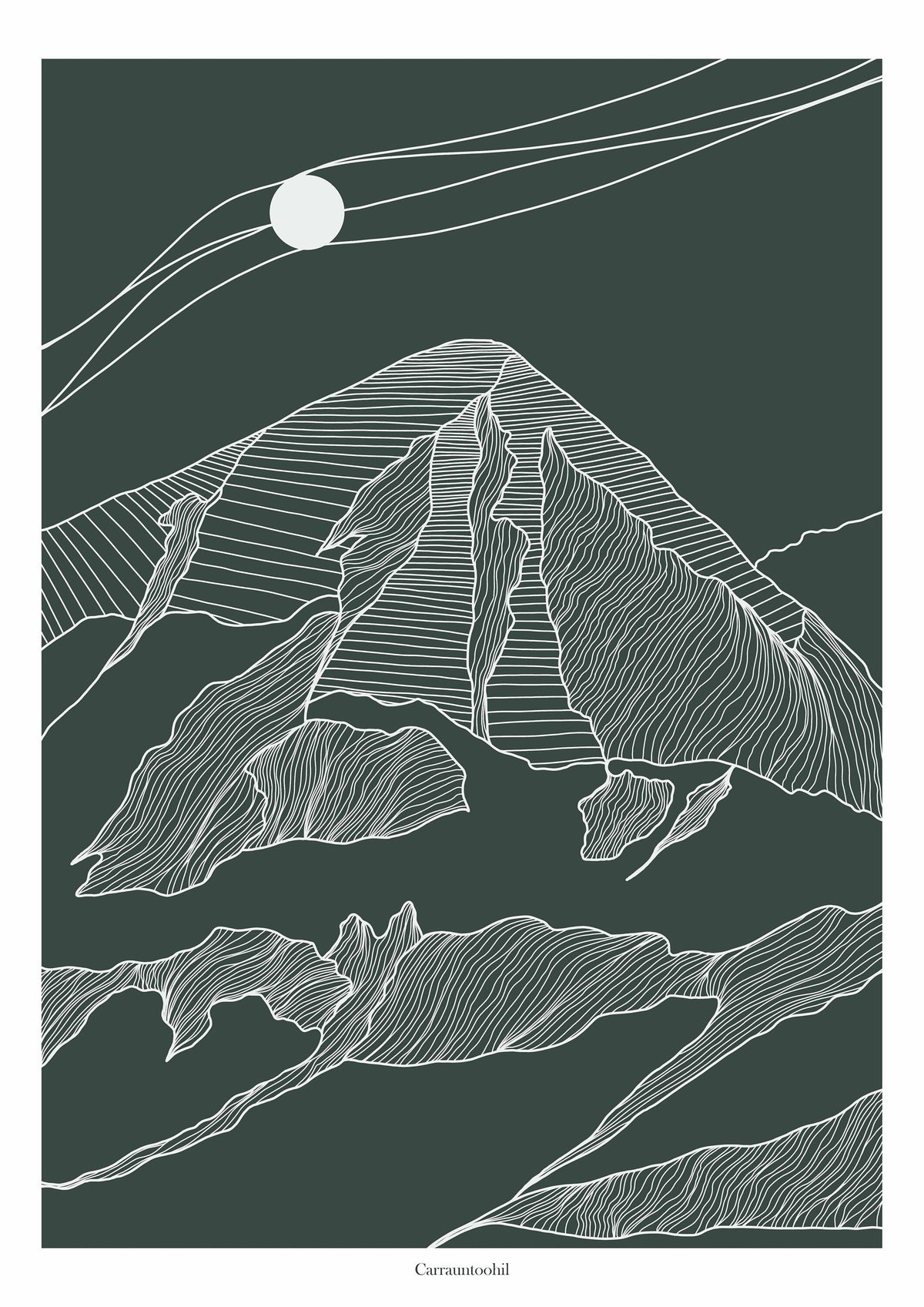 A4/A3 Carrauntoohil Mountain Co.Kerry Ireland Print