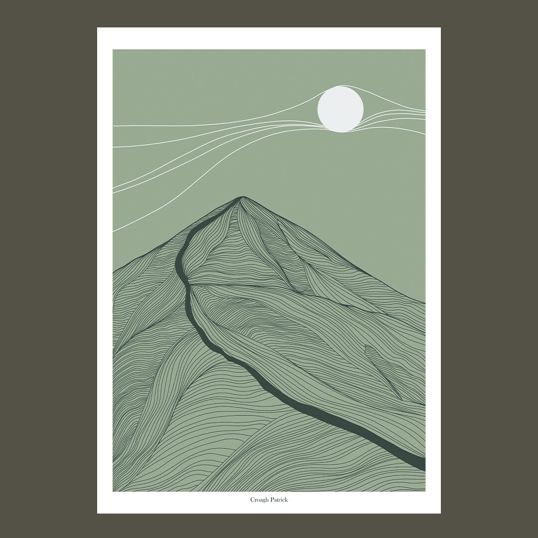 A4/A3 Croagh Patrick Mountain Co.Mayo Ireland Print