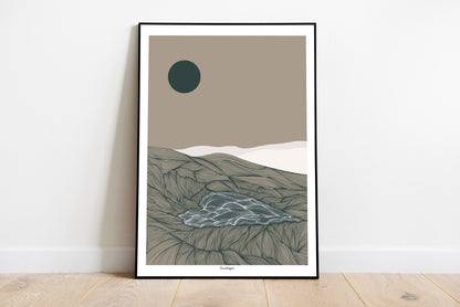 A4/A3 Tonelagee Mountain Co.Wicklow Ireland Print