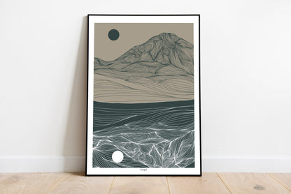 A4/A3 Errigal Mountain Co.Donegal Ireland Print