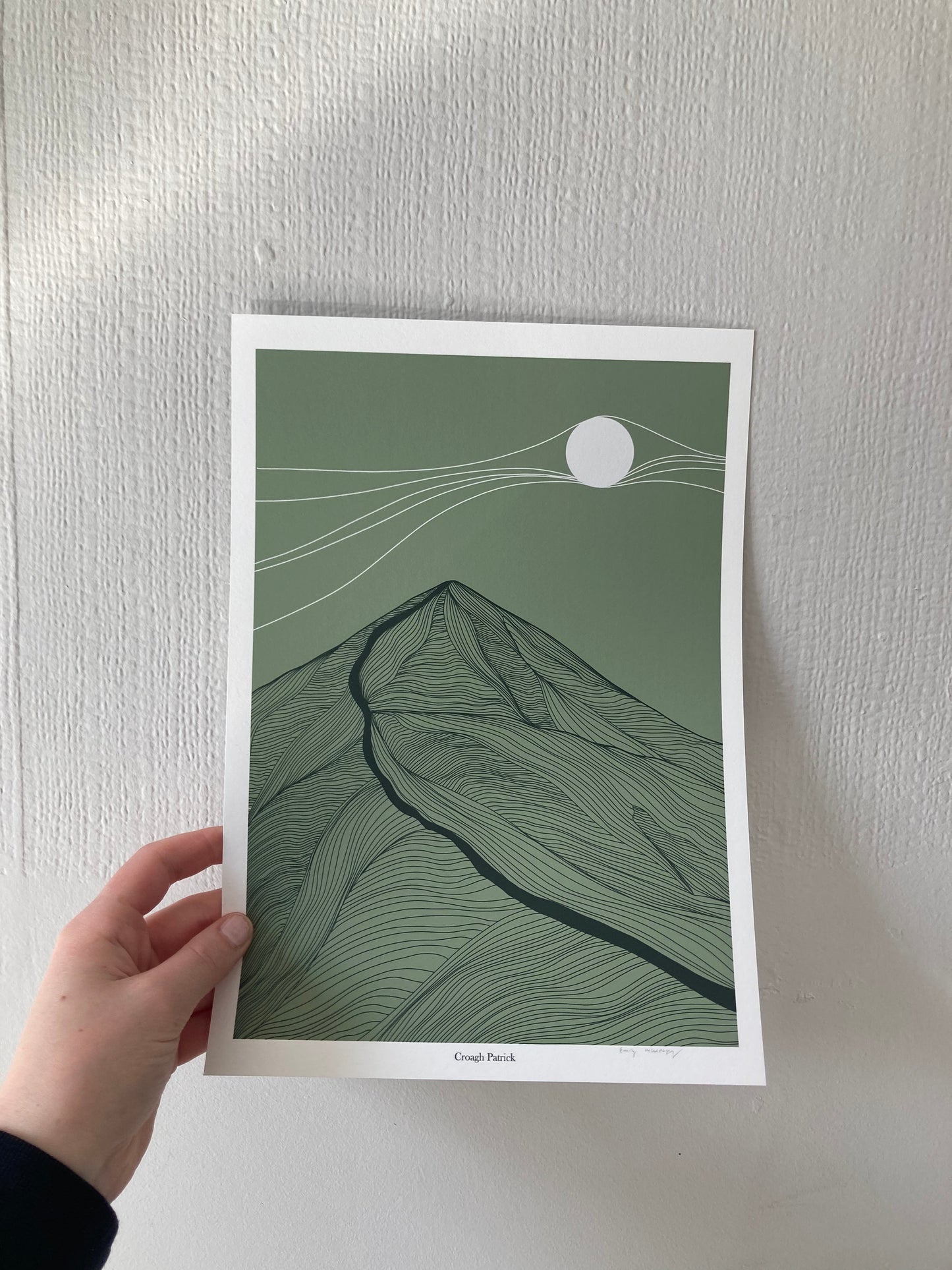 A4/A3 Croagh Patrick Mountain Co.Mayo Ireland Print