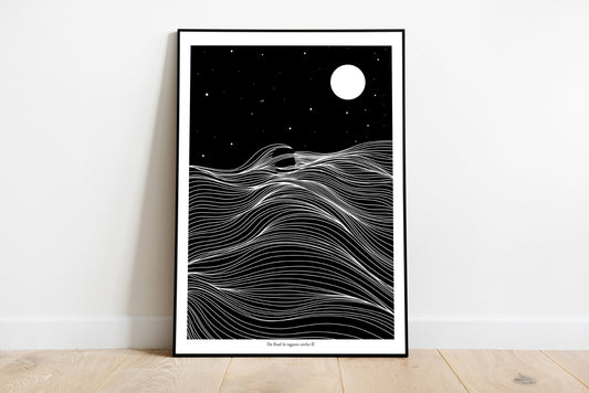 A4/A3 The Long Nights 2- Irish Sean Fhocail Print