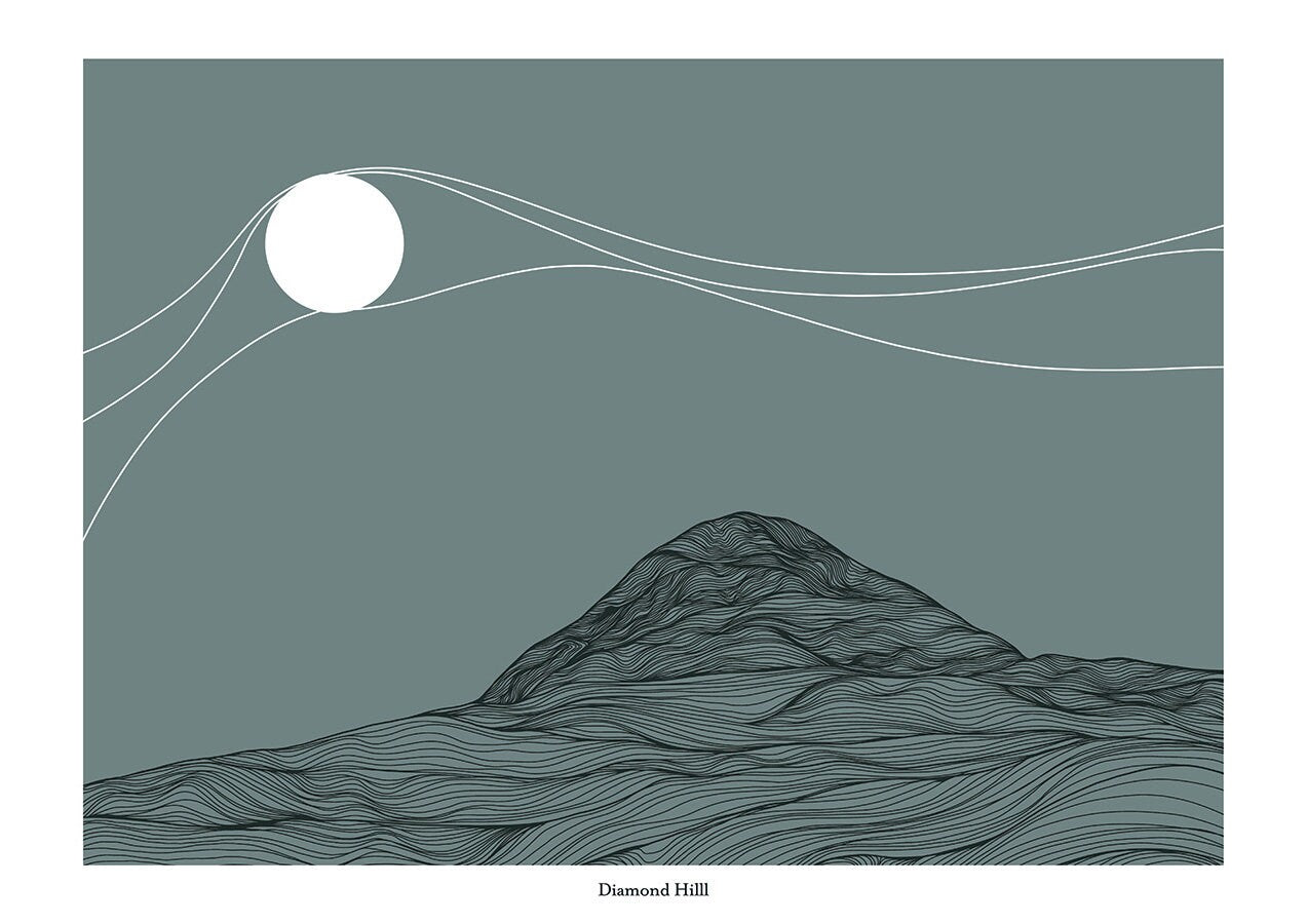 A4/A3 Diamond Hill Co.Galway Connemara Ireland Print