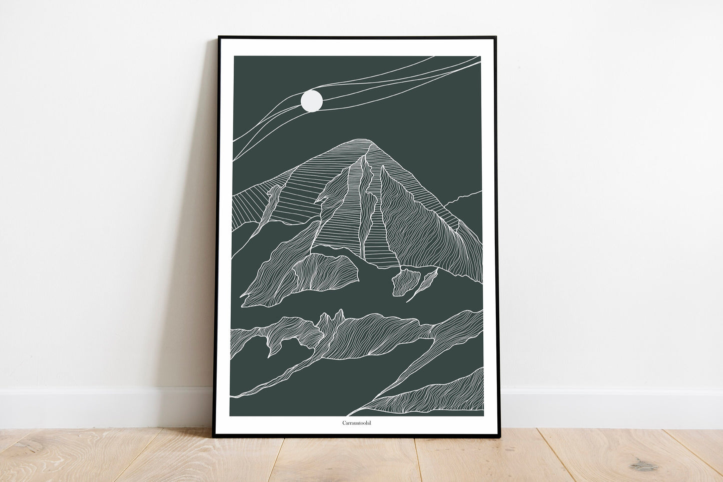 A4/A3 Hiking set of 4 prints of the Irish Mountains