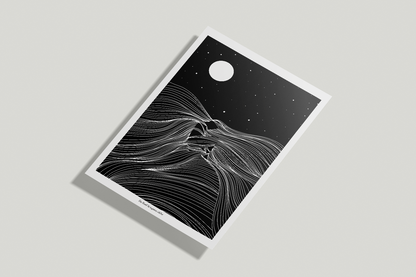 A4/A3 The long Night 1 - Irish Sean Fhocail Print