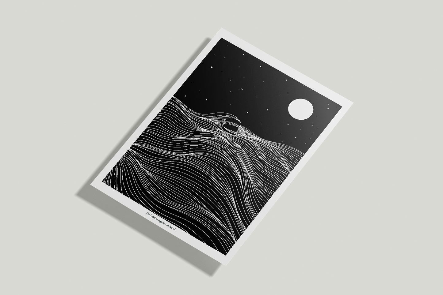 A4/A3 The Long Nights 2- Irish Sean Fhocail Print