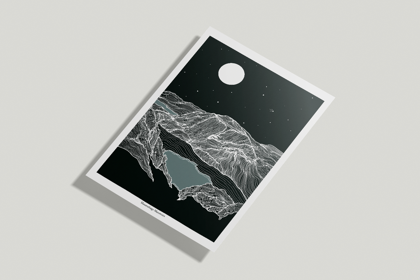 A4/A3 Maumahoge Mountain Co.Galway Connemara Ireland Print