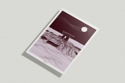 A4/A3 Poulnabrone, Co.Clare Ireland Print