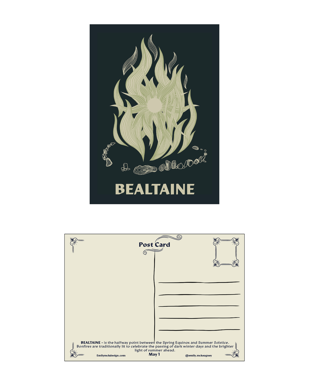 Na Séasúir (The Seasons) Postcards