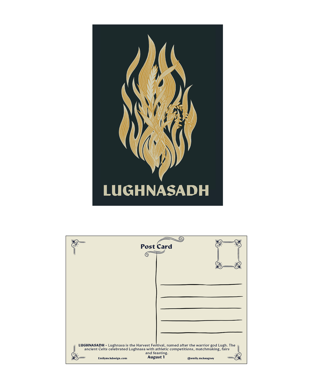 Na Séasúir (The Seasons) Postcards