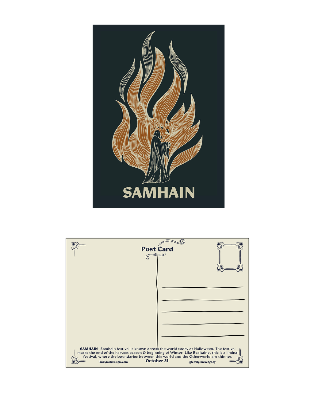 Na Séasúir (The Seasons) Postcards