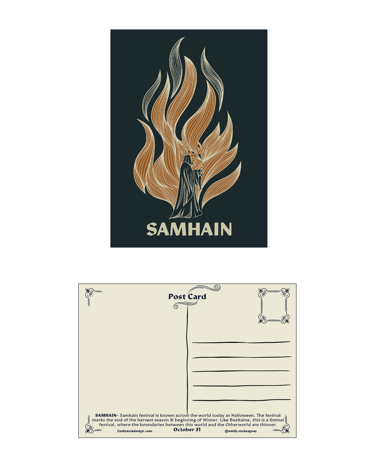 Na Séasúir (The Seasons) Postcards