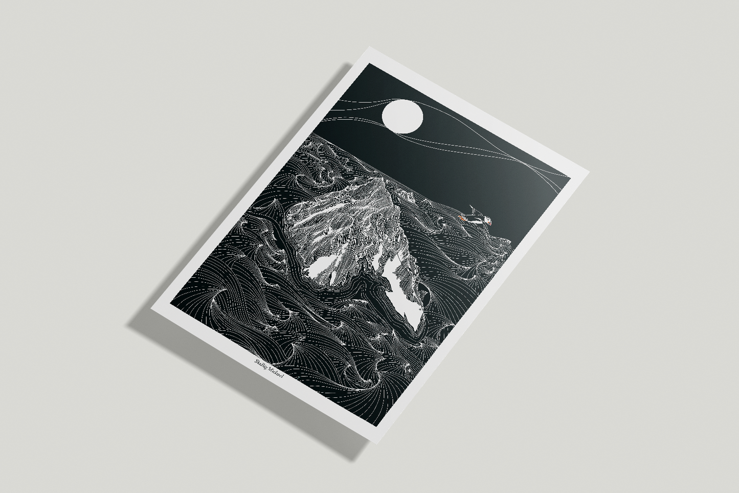 A4/A3 Skellig Michael, Co.Kerry Ireland Print