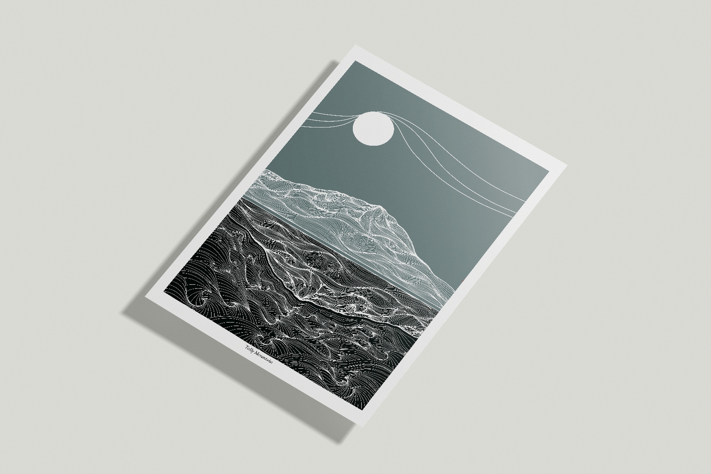 A4/A3/A2 Tully Mountain in Connemara Co.Galway Ireland Print